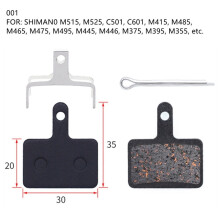 Brzdové destičky Lierteer pro Shimano M355/M515, kovová pryskyřice