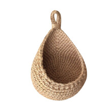 Adorno de escritorio Kaireo, cesta colgante de pared para frutas y verduras, macetero de pared en forma de lágrima para plantas, decoración de