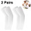 Cooling compression sun sleeves white 2 pairs 1