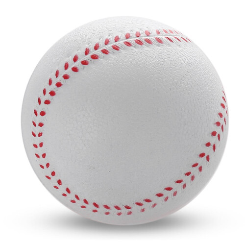 Soft Sponge Baseball Training Ball for Kids White 6 cm