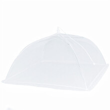 Couvercle alimentaire pliable en filet rose fuchsia 45 cm