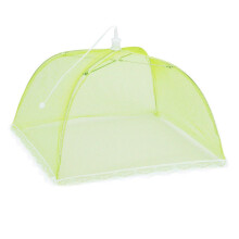 Leott Couvercle alimentaire pliable en filet vert (lot de 2)