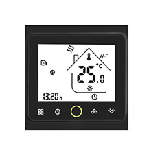 Wi-Fi Smart Thermostat for Home Heating Control 5A Black