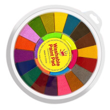 Kit de almohadillas de tinta para pintar con los dedos Lierteer, 24 colores