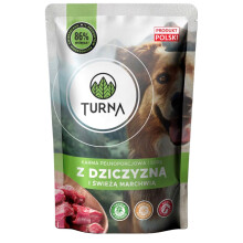 TURNA with game meat - wet dog food - 500g