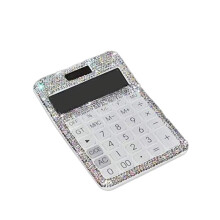 Kalkulačka s LCD displejem, 12místná, s kamínky a krystaly