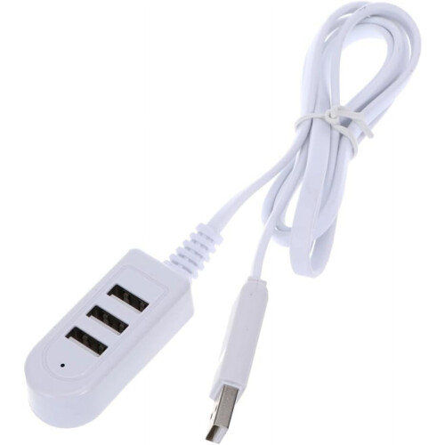 Μίνι καλώδιο επέκτασης με θύρα USB 4ft λευκό