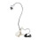 Lampada da scrivania a LED Leott con USB e supporto a clip. 1