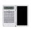 Calculadora científica com visor LCD de 12 dígitos e cor branca. 1