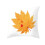 Cotton linen pillowcase maple leaf print 45x45 cm 1