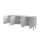 HOLE chest 190x40.5x74.5 cm white matt 2