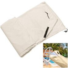 Lierteer solar pool cover reel for 18-foot-wide pools