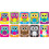 Färgglada ugglor mini whiteboard-suddgummi 10-pack 1