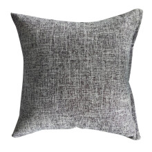 Fodera per cuscino decorativo Lemononstore in lino argento, 40 cm
