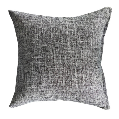Capa de almofada decorativa Lemononstore em linho prateado, 40 cm