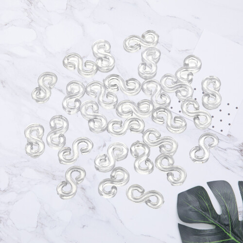 Rubber Band Clips S-Shaped Elastic Buckles 500 pcs 2