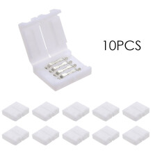 Leyfeng RGB LED-Streifenverbinder, 4-poliger Schnellverteiler, 10 Stück