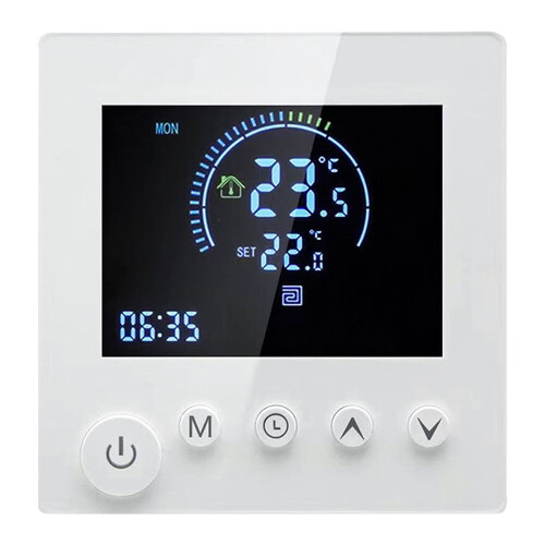 Smart väggtermostat med NTC-sensor LCD-pekskärm