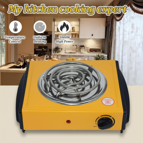 WSYW Single Coiled Burner Electric Hot Plate 1000W 2