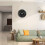 Laxiabr Wall Clock Black 12 Inch Silent Quartz 6