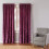 Πάνελ κουρτίνας Levtex Birch Hill 55x84 ιντσών από θρυμματισμένο βελούδο 1