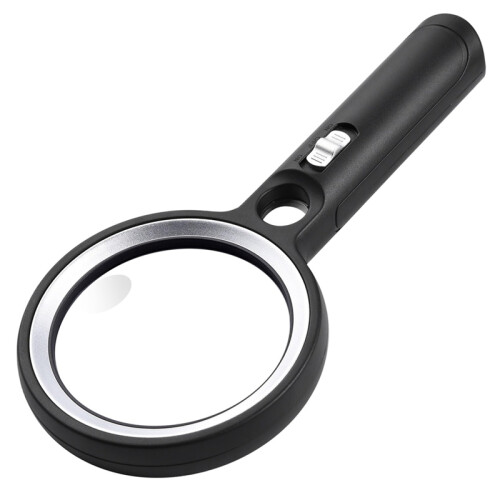 Handheld LED Magnifying Glass for Reading 60X 30 LED