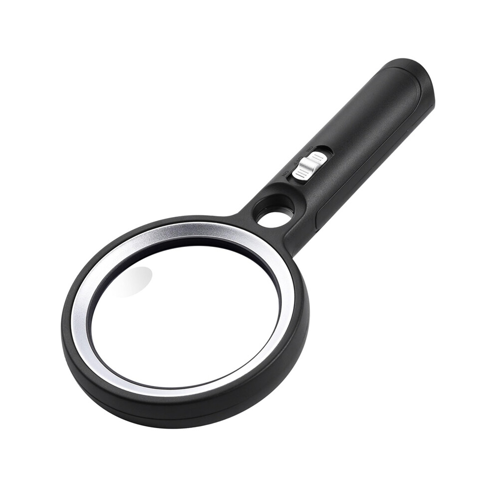 Handheld LED Magnifying Glass for Reading 60X 30 LED