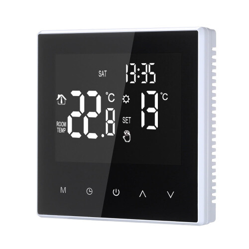 Slimme thermostaat voor elektrische vloerverwarming 16A
