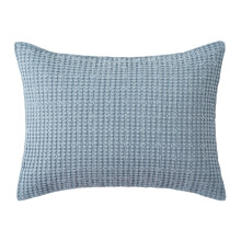 Levtex Home vaffelmønster chambray bomuld 66x51 cm