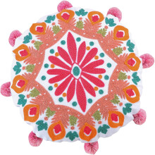 Cuscino decorativo Levitex Home Lima Llama, rotondo, da 40,6 cm (16 pollici)