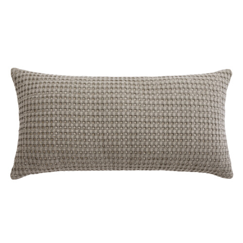Διακοσμητικό μαξιλάρι Levtex Home με υφή waffle, μπεζ 12x24