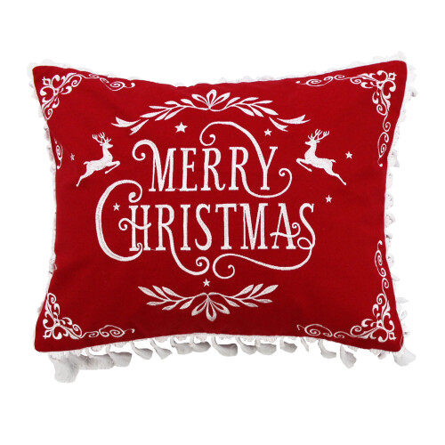 Almofada decorativa Levtex Home Folk Deer, 35,5 x 45,7 cm (14 x 18 polegadas)
