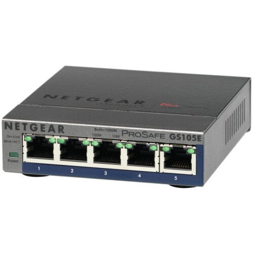Netgear Comutador de rede Netgear SWT GS105E 1