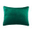 Levtex Empire kussensloop, smaragdgroen fluweel, 20x26 inch 1