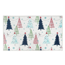 Levtex Home White Pine Rug 20 x 34 in Blue Red Green White