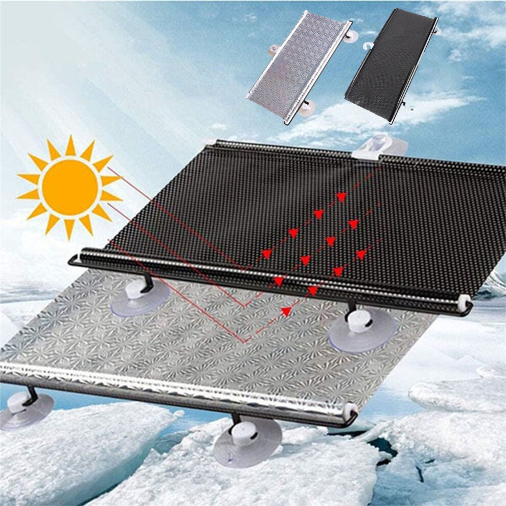 Car Windshield Sun Shade Retractable Uv Blocking 9314556869440