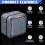 Interruptor exterior resistente a la intemperie - 20A - IP66 - Interruptor universal impermeable con interruptor independiente e indica 2