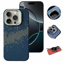 Puzdro z uhlíkových vlákien pre iPhone 16Pro Max s držiakom na objektív z zliatiny