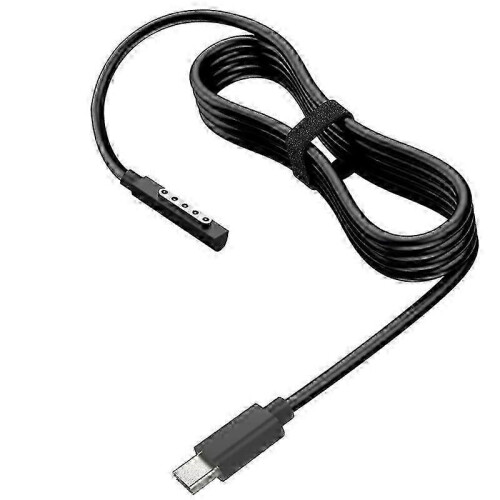 Cable de carga rápida PD de 65 W para Microsoft Surface RT Surface Pro 1 2, cable magnético tipo C Power Su 2
