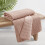 Levtex Home vaffelplaid blush bomuld 50x6in 1
