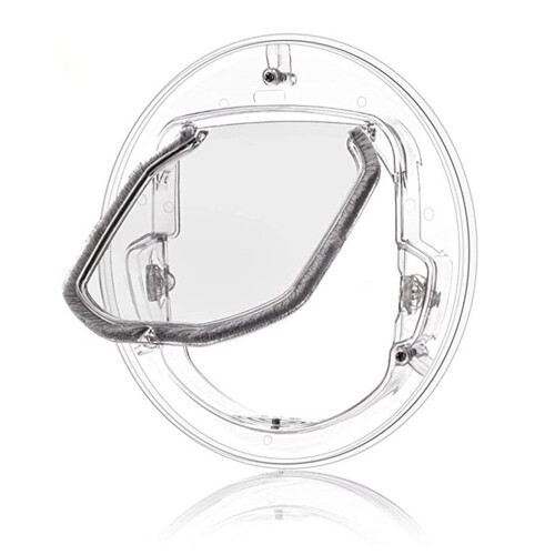 JZROCKER Round Cat Door with 4 Locking Modes UV-Resistant