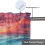 Beach curtain valance 54x18 in 2-panel ocean sunset design 5