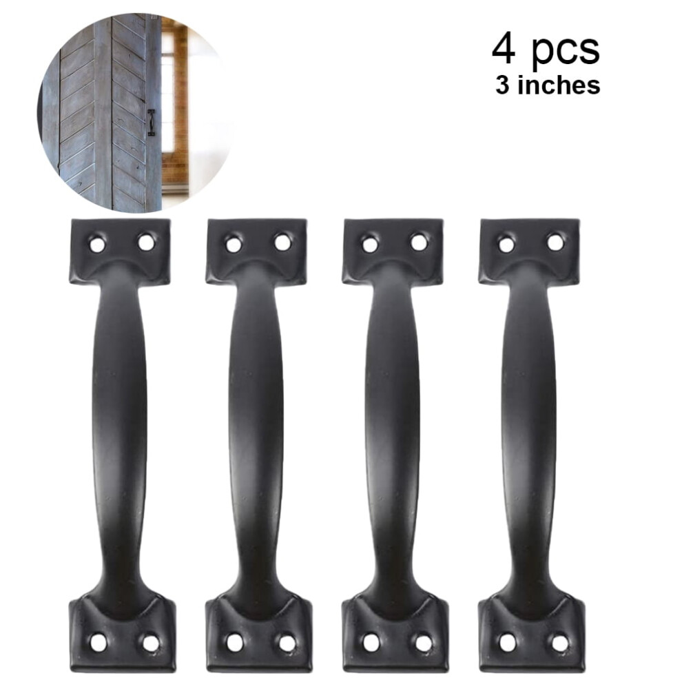 Barn Door Pull Handle Hardware For Wood Doors 4 Pack 9107258738639