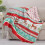 Levtex Let It Snow Quilted Throw 50x60in Reversible 1