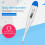 Digital LCD thermometer for babies underarm use 7