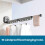 Washranp Wall-Mounted Drying Rack Aluminum Alloy 1-Pack 5