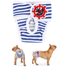 Luxtrada vaskbare hundebleier for små og store hunder, L blå