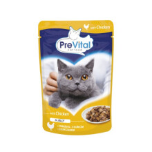PREVITAL Chicken in jelly - wet cat food - 100g