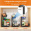 Under Sink Organizer Adjustable 2-Tier Pull-Out Drawer 2 3
