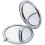 Compact folding double-sided travel makeup mirror 1